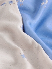 Blue/Ecru Chicago Print Nighties 2 Pack (3-16yrs) - Image 5 of 6