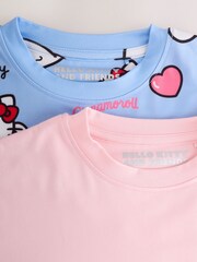 Pink/Blue Hello Kitty Nighties 2 Pack (2-16yrs) - Image 10 of 14