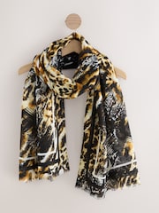 Mixed Animal Splice Lightweight Scarf - Image 1 of 3