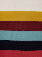 Jigsaw Grey Wool Multi Stripe Turtleneck Jumper - Image 7 of 7