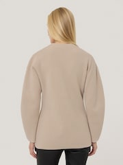 Jigsaw Cream Darted Longline Knit Jacket - Image 5 of 7