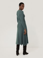 Jigsaw Green Braided Knit Dress - Image 2 of 6