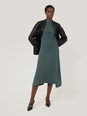 Jigsaw Green Braided Knit Dress - Image 3 of 6
