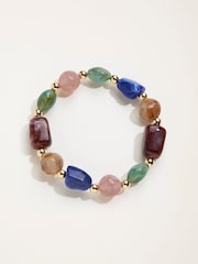 FatFace Multi Colour Large Bead Bracelet - Image 1 of 2