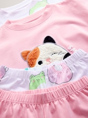 Pink/Flieder - Squishmallow Pyjamas 2 Pack (5-14yrs) - Bild 8 von 10