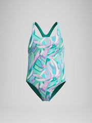 Speedo Printed Medalist Swimsuit - Imagen 1 de 4