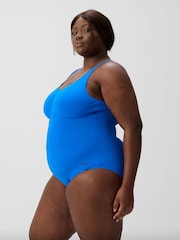 Speedo Blue Plus Size  Aquanite Swimsuit - Image 3 of 4