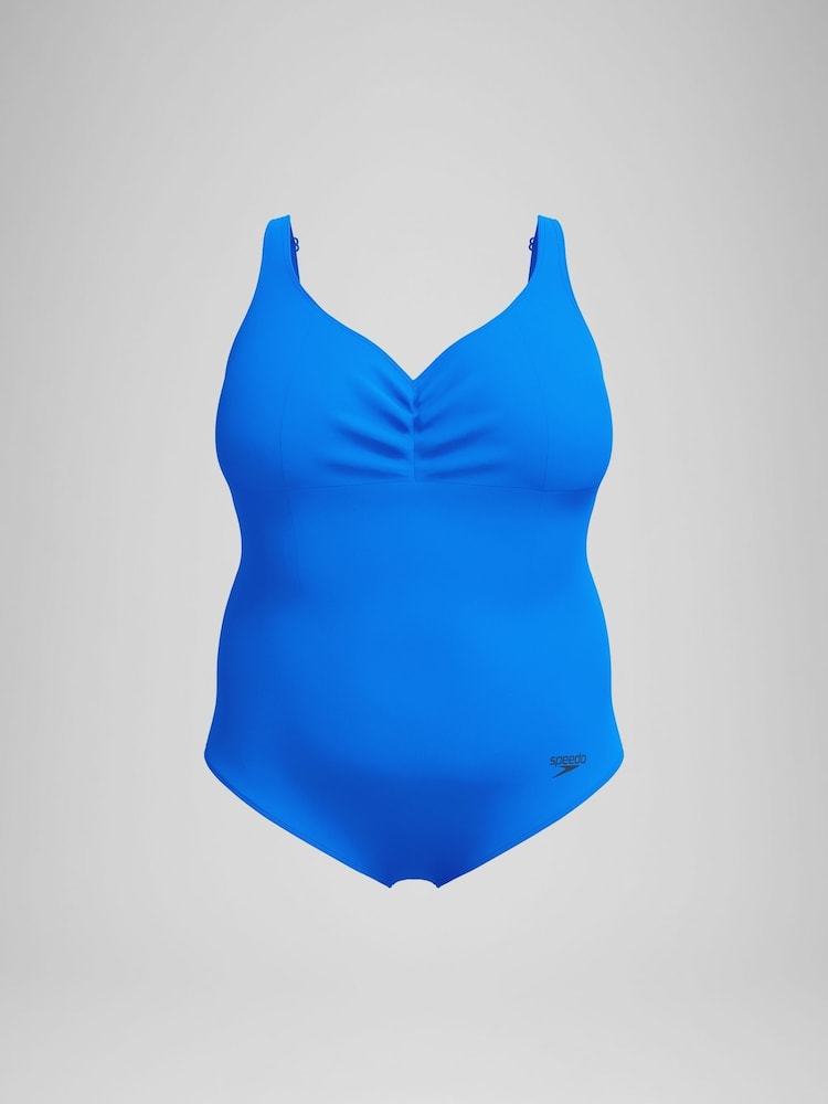 Speedo Blue Plus Size  Aquanite Swimsuit - Image 4 of 4