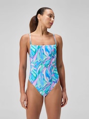 Speedo Blue Adjustable Thinstrap Swimsuit - Image 1 of 6