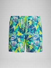 Speedo Green Speedo Digital Print 13" Watershorts - Image 1 of 4