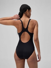 Speedo Black Placement Muscleback Swimsuit - Image 2 of 6