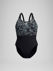 Speedo Black Placement Muscleback Swimsuit - Image 6 of 6