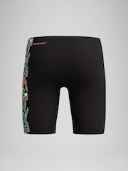 Speedo Black Digital All-Over Panel Jammer Swim Shorts - Image 2 of 3