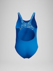 Speedo Blue Hyperboom Splice Muscleback Swimsuit - Image 3 of 4