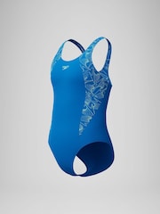 Speedo Blue Hyperboom Splice Muscleback Swimsuit - Image 4 of 4