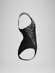 Speedo Black Hyperboom Splice Muscleback Swimsuit - Image 2 of 4