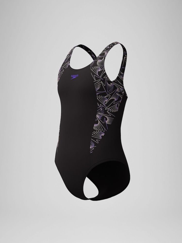 Speedo Black Hyperboom Splice Muscleback Swimsuit - Image 4 of 4