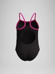 Speedo Pink Platisol Placement Thinstrap Swimsuit - Image 3 of 4