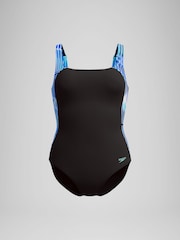 Speedo Black Shaping Lunalustre Swimsuit - Image 6 of 6