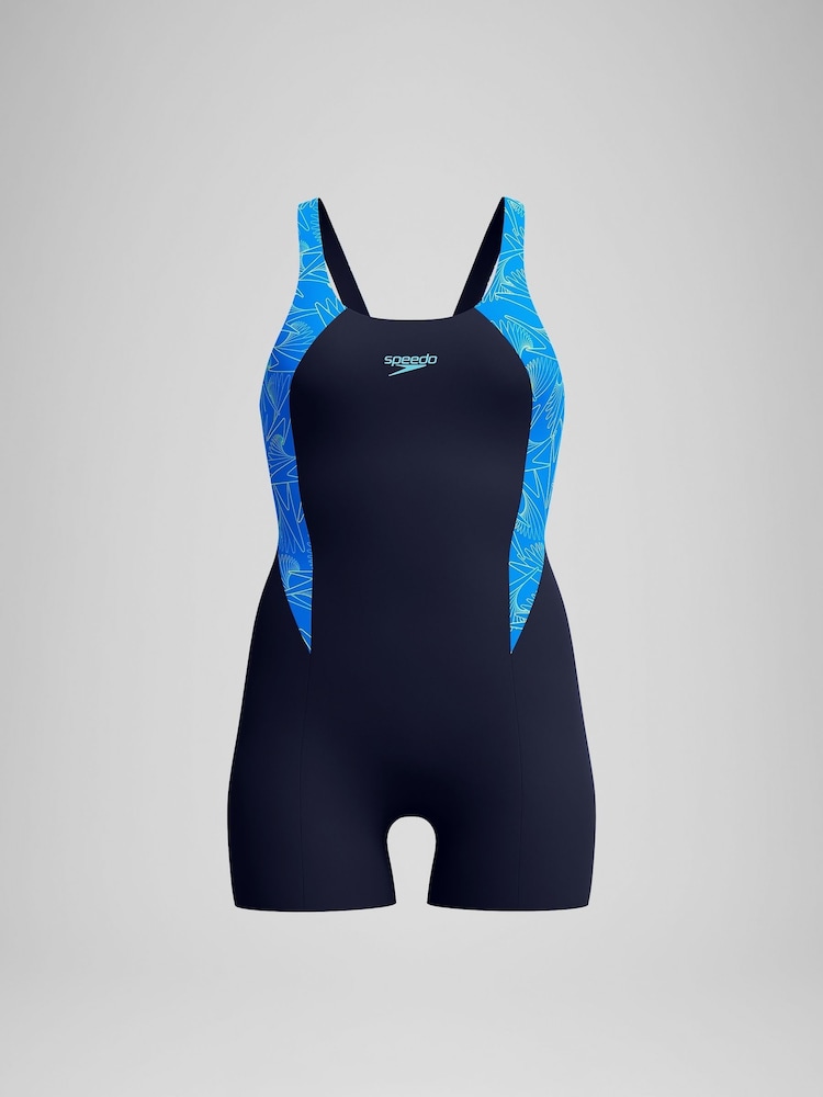 Speedo Blue Hyperboom Splice Swimsuit - Image 6 of 6