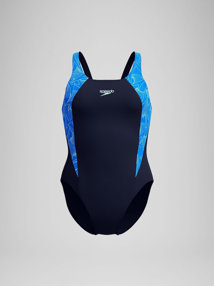 Speedo Blue Hyperboom Splice Muscleback Swimsuit - Image 6 of 6