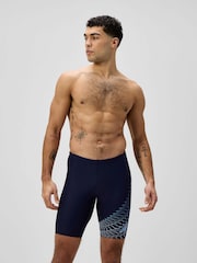 Speedo Blue Medley Logo Jammer Swim Shorts - Image 1 of 6