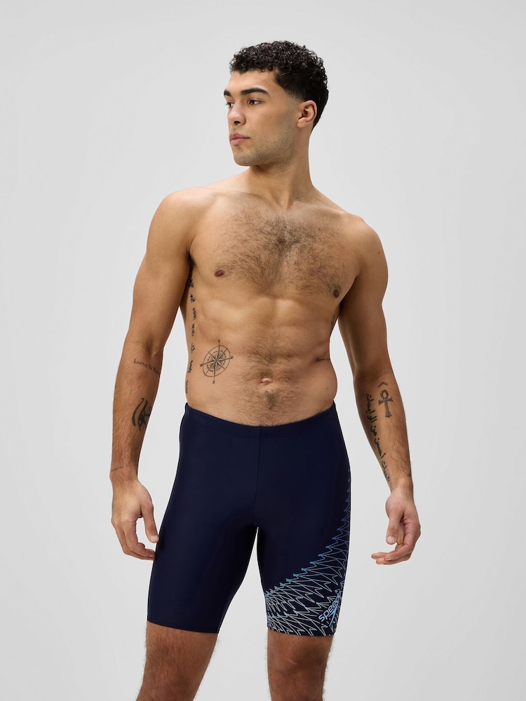 Speedo Blue Medley Logo Jammer Swim Shorts - Image 1 of 6