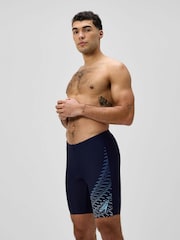 Speedo Blue Medley Logo Jammer Swim Shorts - Image 3 of 6