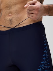 Speedo Blue Medley Logo Jammer Swim Shorts - Image 4 of 6