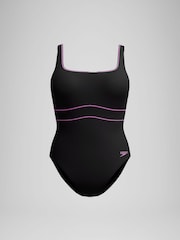 Preto ébano - Maiô Speedo Shaping Contour Eclipse - Imagem 6 de 6
