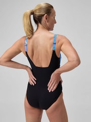 Speedo Black Shaping Contour Eclipse Swimsuit - Image 2 of 6