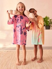 وردي - حزمة من 2 ملابس النوم بطبعة Minnie Mouse مرخصة (2-15 سنة) - صورة 2 من 9