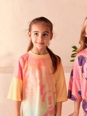 وردي - حزمة من 2 ملابس النوم بطبعة Minnie Mouse مرخصة (2-15 سنة) - صورة 4 من 9