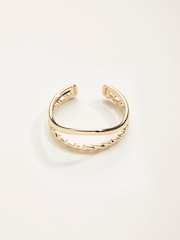 FatFace Gold Tone Stacked Ring - Image 1 of 2