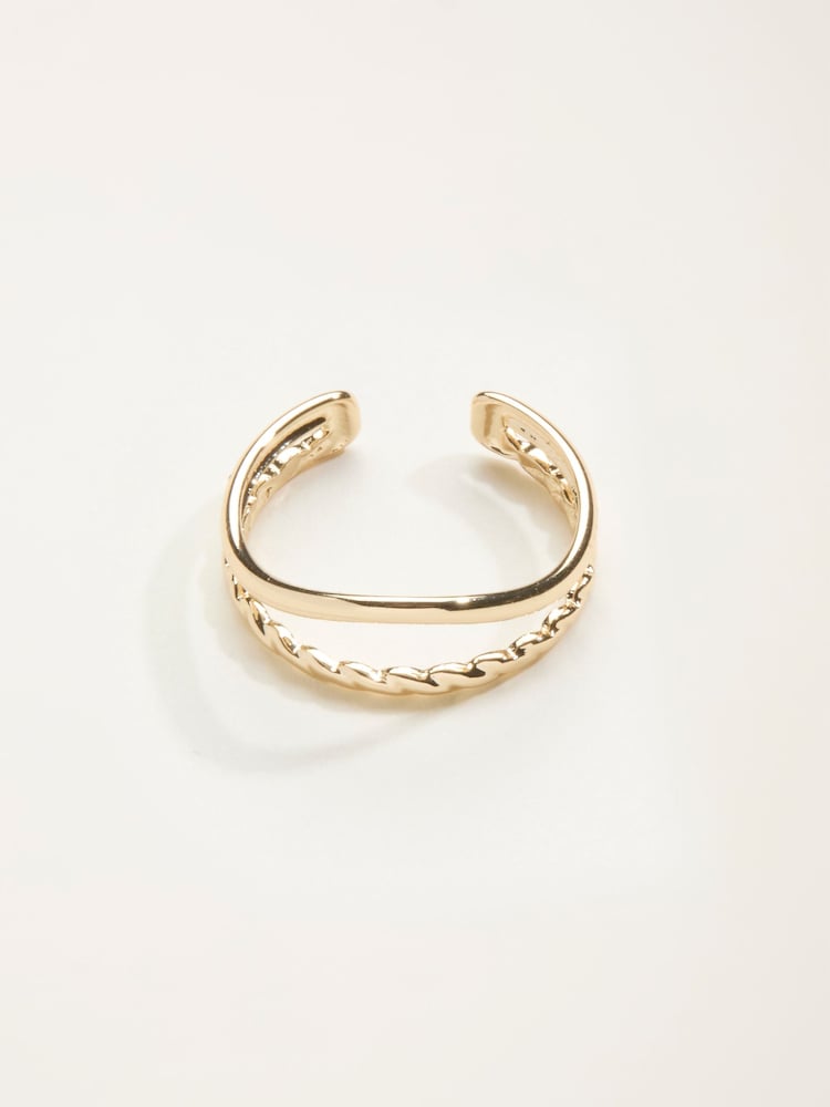 FatFace Gold Tone Stacked Ring - Image 1 of 2 FatFace Gold Tone Stacked Ring - Image 1 of 2