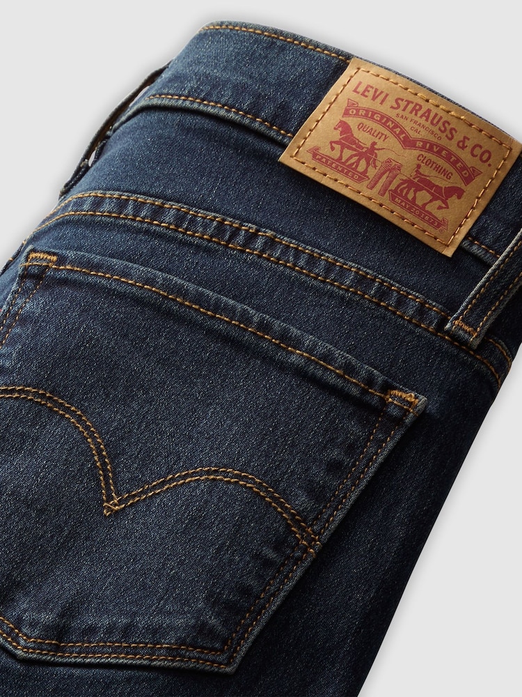 Levi's® Eternal Indigo Dark Tint 314™ Shaping Straight Jeans - Image 8 of 8 Levi's® Eternal Indigo Dark Tint 314™ Shaping Straight Jeans - Image 8 of 8