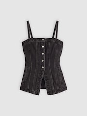 Levi's® Tailored Denim Bustier Blouse - Imagen 4 de 5