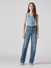Levi's® Bows And Arrows Ribcage Full Length Western Jeans - Image 3 of 9