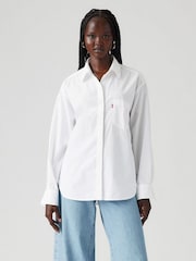 Levi's® White Boyfriend Harlie Shirt - Image 1 of 7
