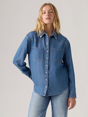 Levi's® Going Steady Tipped Theodora Western Denim Shirt - Image 2 of 4