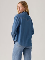 Levi's® Going Steady Tipped Theodora Western Denim Shirt - Image 3 of 4
