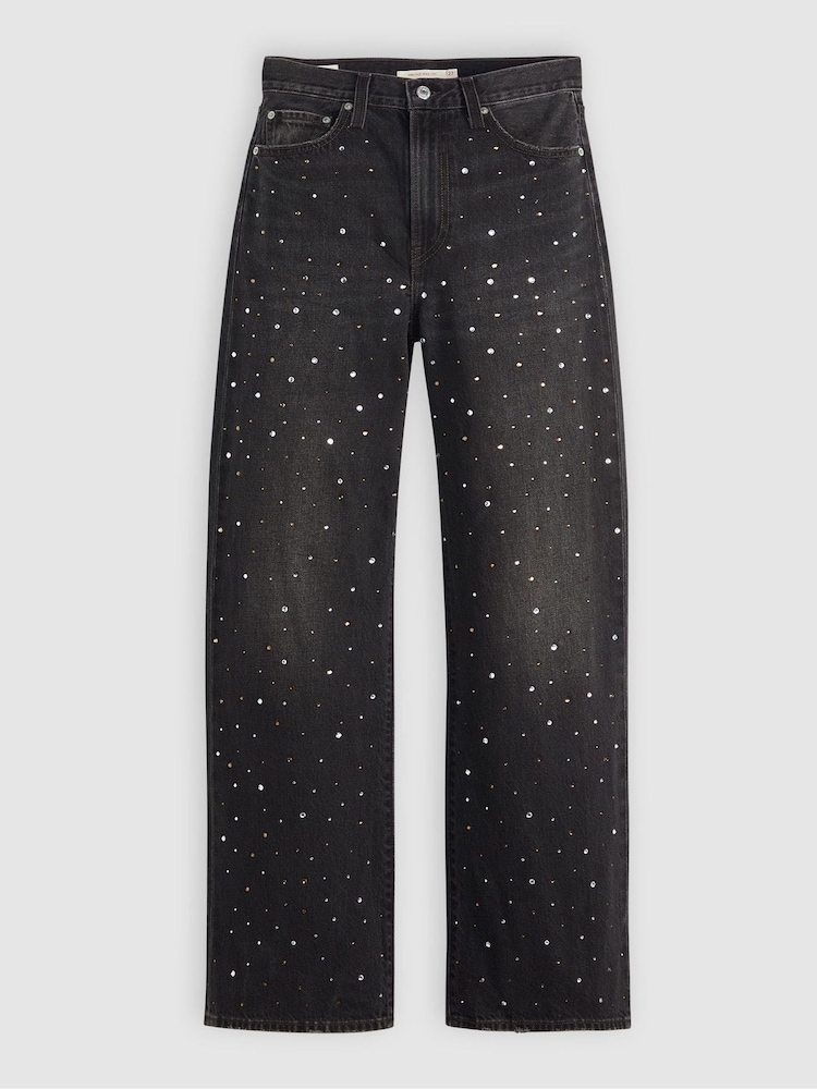 Levi's® Dazzle Me Smoke Ribcage Wide Leg Jeans - Image 1 of 3 Levi's® Dazzle Me Smoke Ribcage Wide Leg Jeans - Image 1 of 3