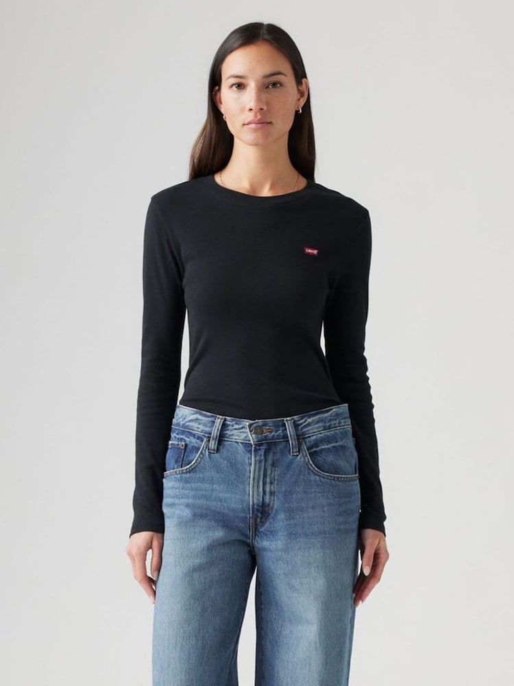 Levi's® Essential Housemark Long Sleeve T-Shirt - Imagen 1 de 4