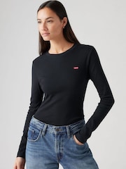 Levi's® Essential Housemark Long Sleeve T-Shirt - Imagen 3 de 4