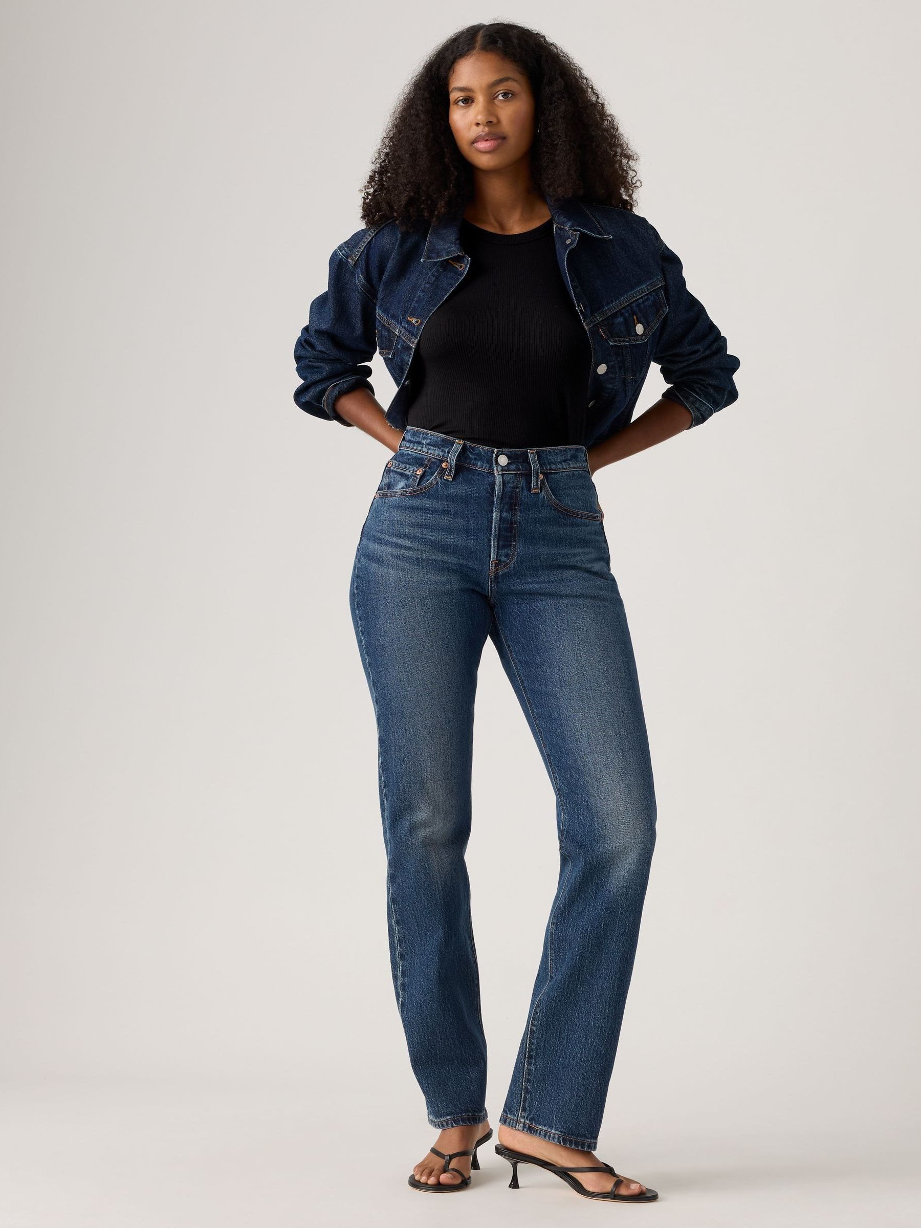 Levi's Women's Cold Summer Levi's 501 Hourglass Straight Fit Jeans