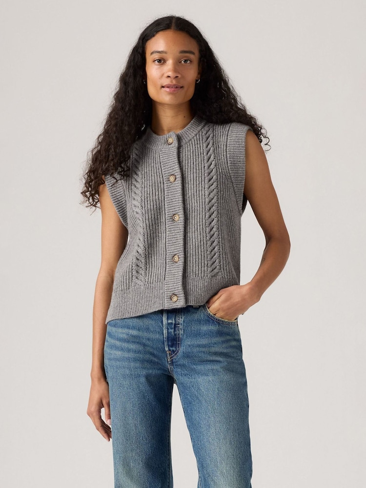 Levi's® Ines Cable Knitted Sweater Vest - Bild 1 von 6