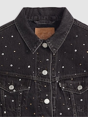 Levi's® Dazzle Me Smoke Shrunken 90s Denim Vest Gilet - Image 2 of 4