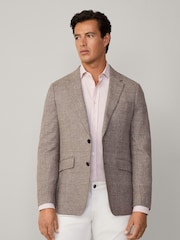 Hackett Glen Check Linen Blazer - Image 2 of 10