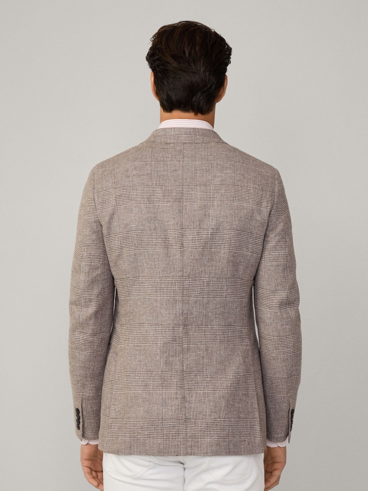 Hackett Glen Check Linen Blazer - Image 3 of 10