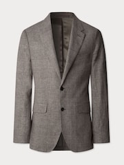 Hackett Glen Check Linen Blazer - Image 7 of 10